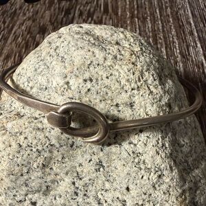 .925 Sterling Silver Eye Hook 8.25” Bracelet